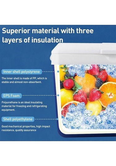 Wondernest Taşınabilir Araba Soğutucu Buz Kovası Mini Buzdolabı 5 Litre