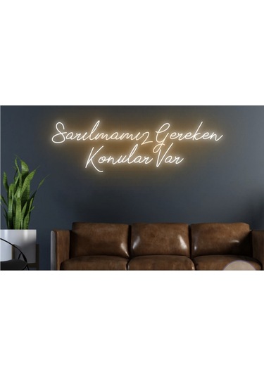 Twins Led Sarılmamız Gereken Konular Var Yazılı Neon Tabela Amber Model:model:18533366 Amber