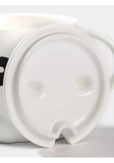 Skyphos 350 Ml Panda Çay Ve Kahve İçin Hediye Kabı Kaşık İle 178971977 Yeşil