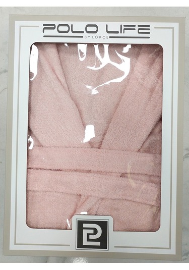Polo Life Kutulu Bamboo Tek Bornoz Şalyaka-pembe Xxl Beden Pembe