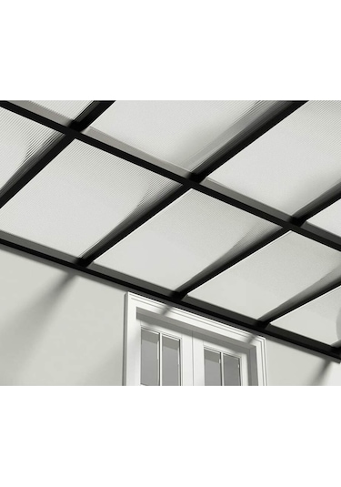 4mm Şeffaf Oluklu Polikarbon Levha Sera Sundurma Çatı Kaplama Malzemesi