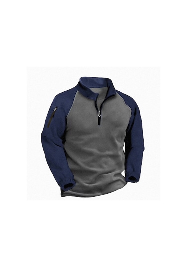 Erkekler İçin Avrupa Ve Amerikan Tarzında Üretilmiş Kalın Polar Ceket. Haki