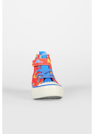 Vicco Ada Desenli Unisex Bebek Kırmızı Sneaker Kırmızı