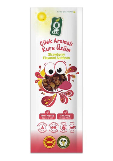 Çilek Aromalı Üzüm 18x30g Diğer
