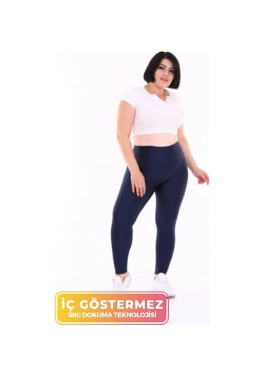 Enenstyle Fashıon Boutıque Yeni Konfor Modeli Yüksek Bel Toparlayıcı Sıkılaştırıcı Korse Push Up Özellikli Ithal Dalgıç Tayt Lacivert