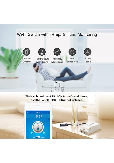 Yaleker Am2301 Isı Ve Nem Sensörü - Suya Dayanıklı Değil - Sonoff Th10/th16 İle Kullanılmalı - Akıllı Ev Otomasyonu İçin