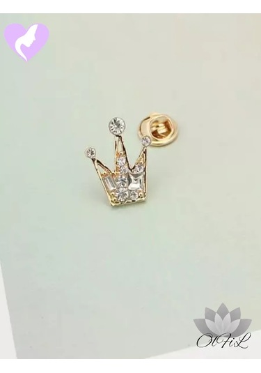 Olfil Mini Madalyon-korsaj Takımı Işıltı Stili 194305022 Altın Rengi