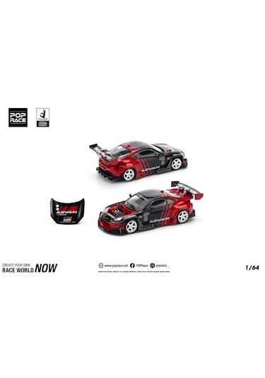 Pop Race 1/64 Pandem Toyota Gr86 Advan 228