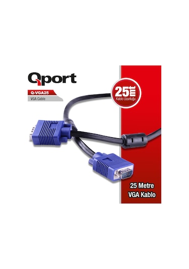 Qport Q-Vga25 25Mt Vga Kablo