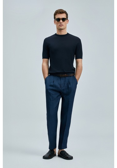 Lufian Erkek Spear Kazak 111090097 Koyu Lacivert Koyu Lacivert