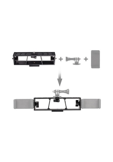 Createtech Puluz Pu395 Kamera Standı & Klip Braketi, 3x1/4 Konu Vidalı, Yayın Ve Video Üretim İçin