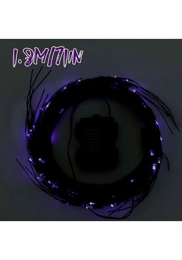 6ft 54led Cadılar Bayramı Söğüt Ağacı Dalı Işıkları Ip44 Su Geçirmez Led Sarmaşıklar Zamanlayıcı 8 Mod Pil İle Çalışan Kendin Yap Sarmaşıklar Işık Şeridi Dekorasyonları Dal Çok Renkli