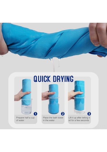 Konesam Mikrofiber Spor Havlu - Hızlı Kuruyan, İki Yönlü Kadife, Spor Ve Yürüyüş İçin Uygun, Mor, Silindirik Çantalı, 40x80 Cm Mor