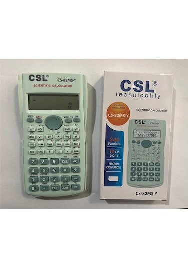 Csl Cs-82ms-y Yeşil Fonksiyonel Hesap Makinesi Çok Renkli