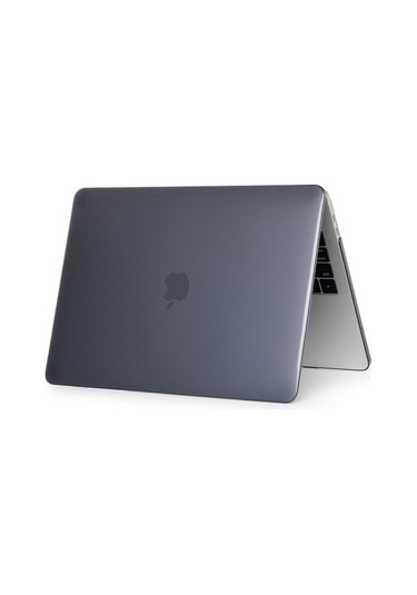Macbook Air 13.6 2022 A2681 Uyumlu M2 Parlak Kristal Siyah Kılıf