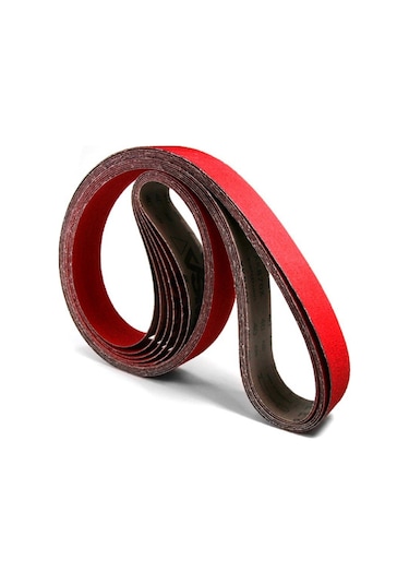 Zembil Seramik Şerit Zımpara 40Mm Yuvarlak Halka 250 MM-5Li Paket-80 Kum