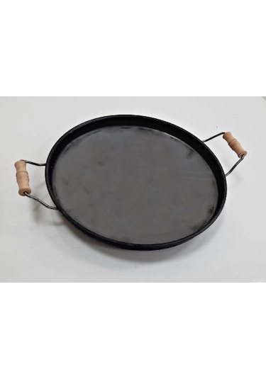 Demiray St37 Çelik Siyah Sac Lüx Kavurma Tavası - 40 CM
