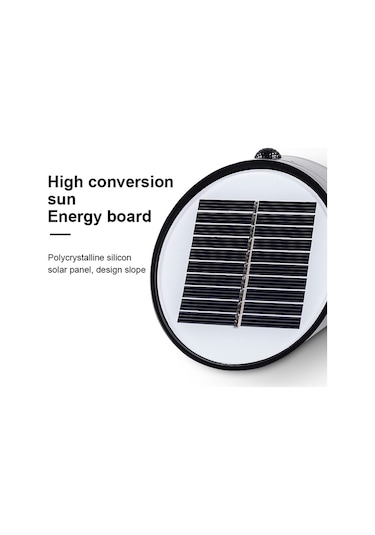 Cbtx Bahçe Aydınlatma Güneş Enerjili Dış Mekan Led İndüksiyon Duvar Lambası Gece Lambası Radar İndüksiyon Aydınlatma, Beyaz Işık Siyah