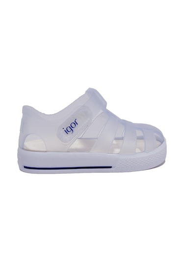 Igor S10171 Star Beyaz Ortopedik Günlük Kız Çocuk Sandalet 001