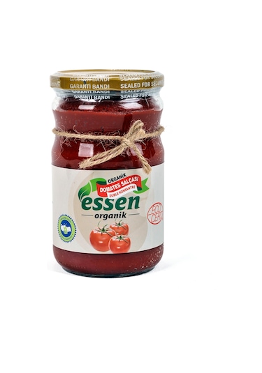 Essen Organik Domates Salçası Tuzsuz 650 G