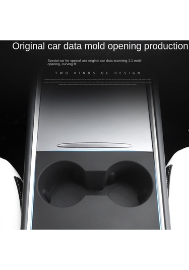 Tesla Model 3 / Y Silikon Bardak İçecek Tutucu Siyah