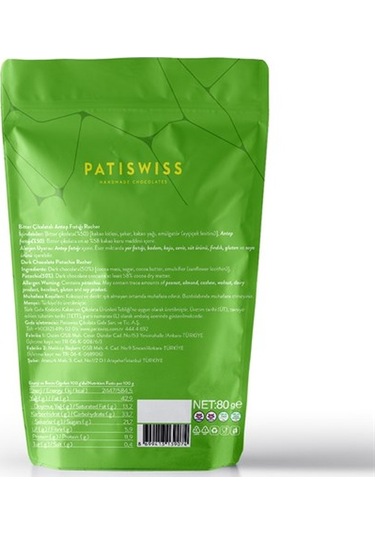 Rocher Bitter Çikolatalı Antep Fıstıklı