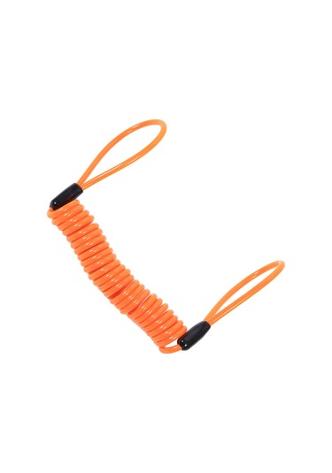 Ximistore9 Motosiklet Disk Kilidi Uyarı Kablosu Sarı - 1.25m Genişletilebilir, Çelik Konstrüksiyon, Kilidi Ve El Tutucuyu Bağlar, Hasarı Önler