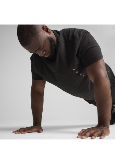 Puma Tad Tech Triblend Tee Erkek Tişört SIYAH