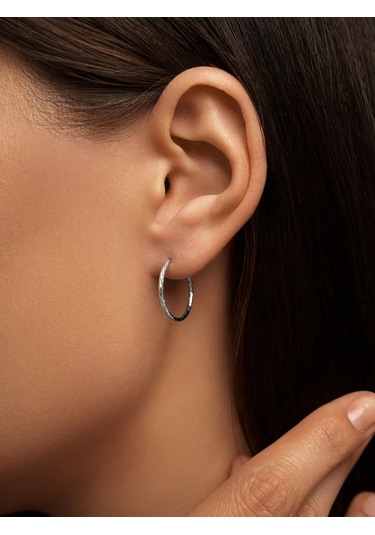 Mıx Jewelry Kongo Halka Küpeler 925 Ayar Gümüş, Çap 15 Mm 448288455 Diğer