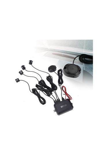 Yaozixa Görünmez Bipli Geri Vurgu Sensörü - 30-150cm Hassas Mesafe Tespiti, Üç Seviye Alarm Sesi, Plastik Konstruksiyon, Otomatik Kendini Test Etme Özelliği