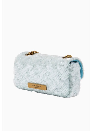 Kurt Geiger Uzun Nano Pimlico Mini Kadın Omuz Çantası Mavi
