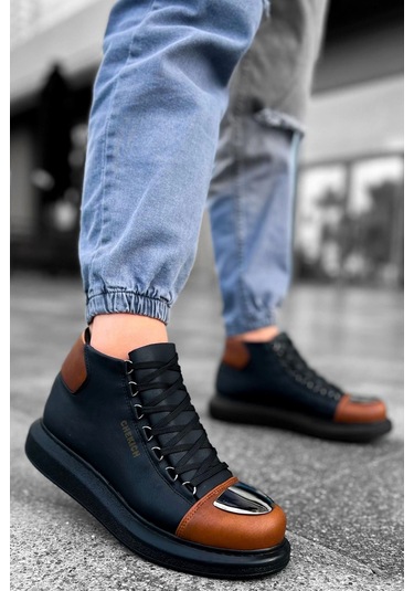 Ch267 Gst Roma Mirror Erkek Bot Sıyah/taba Çok Renkli