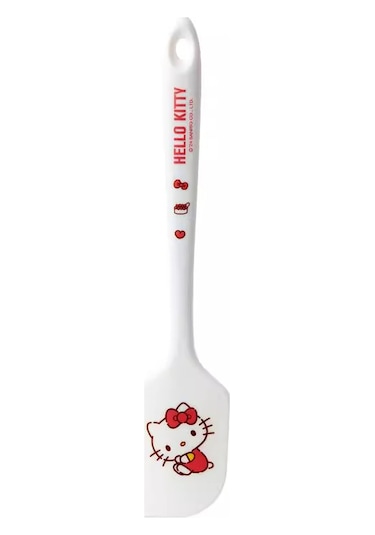 Youtek Sanrio Lisanslı Kek Krema Spatula - Isı Dayanıklı Silikon - Karıştırma, Yayma, Pişirme Aracı Beyaz Kt 5.5x28cm Diğer