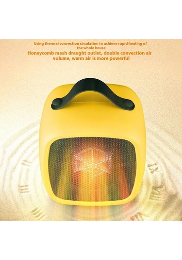 Dm Mini Masaüstü Isıtıcı 2 Dişli Ayarlanabilir 500w Taşınabilir Elektrikli Uzay Isıtıcı Ev Ofis Ab Tak