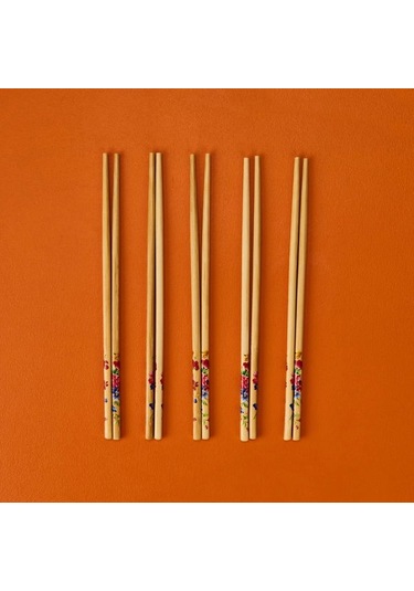 Arow Bambu Chopstick - Renkli - 23 Cm Renkli