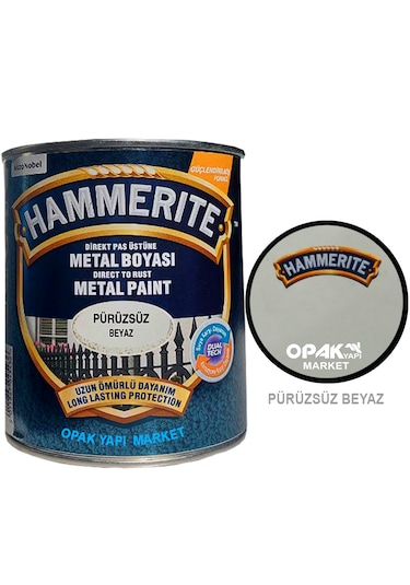 Marshall Hammerite Düz Beyaz 2,5lt 3,5 Kg