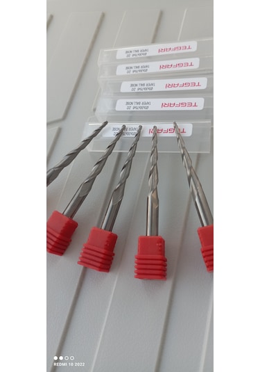 3mm Konik Küre Karbür Freze Ucu Tegfari 3x30x75x6 Mm