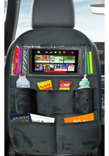 Araç Koltuk Arkası Tablet Ve Telefon Tutucu Organizer - Araç İçi