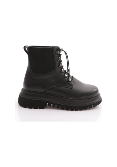 Dgn 2794-2027 Kadin Bağcikli Kisa Bot 2794-2027-R1534 Siyah