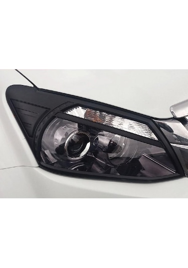Isuzu D-max Far Çerçevesi Kaplama Siyah 2012 - 2014