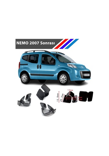 Citroen Nemo Kaput İzalatör Klipsi 2007 Sonrası 25 Adetli Paket