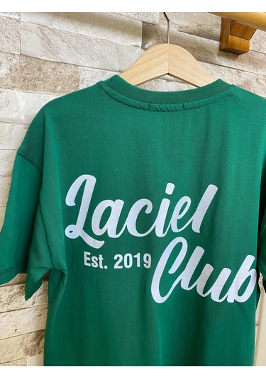 Laciel Paris Club Oversize Çocuk Tişört Yeşil
