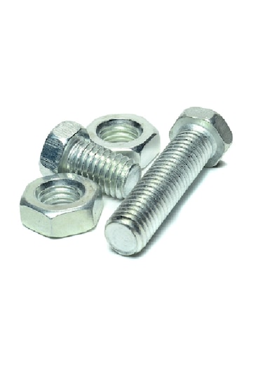 M14x40 Çelik Civata + Somun Altı Köşe Dın 933 Akb 20 Adet
