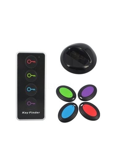 Dancemonkey 4'ü 1 Arada Kablosuz Anahtar Bulucu, Uzaktan Arama & Konum Belirleyici, Alarm & Hatırlatıcı