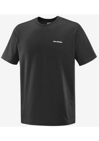 Salomon Logo Rx Tee M Deep Black// Erk T-shırt Lc2527200 Siyah