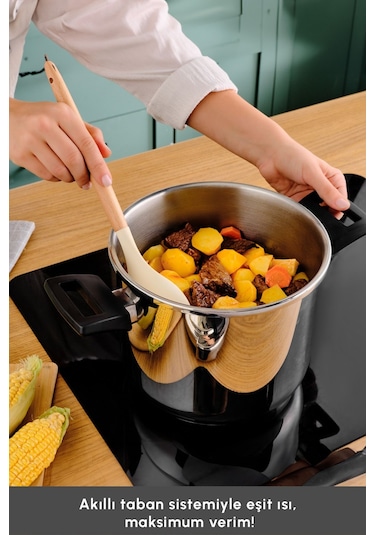 Karaca Perfect Gray İndüksiyon Tabanlı Düdüklü Tencere Seti 4+6 Lt