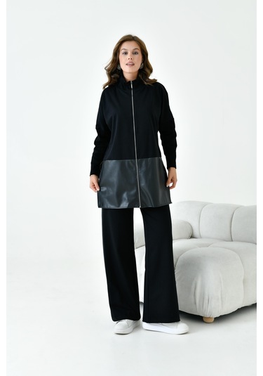 Ftz Kadın Deri İki İp Takım Siyah 30949-siyah Siyah