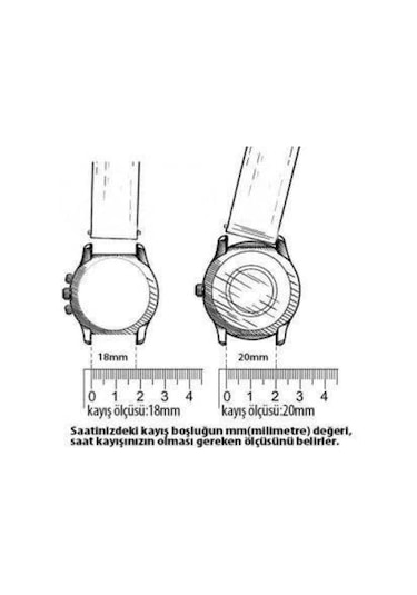 Prof 18mm Siyah Hakiki Deri Kordon Diğer