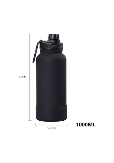 Telefon Manyetik Tutuculu 650ml Spor Şişesi Paslanmaz Çelik Termos Bardak