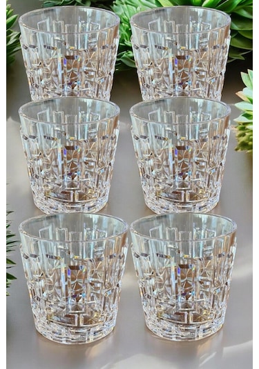 Kırılmaz Viski Bardağı 200 Ml Kokteyl Kadehi Polikarbon Özel Üretim 6 Adet Şeffaf